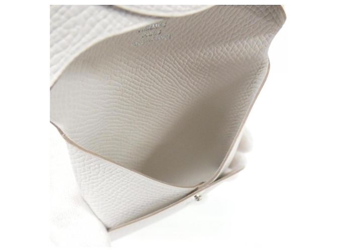 Monedero Bastia Hermès Blanco - vista 3