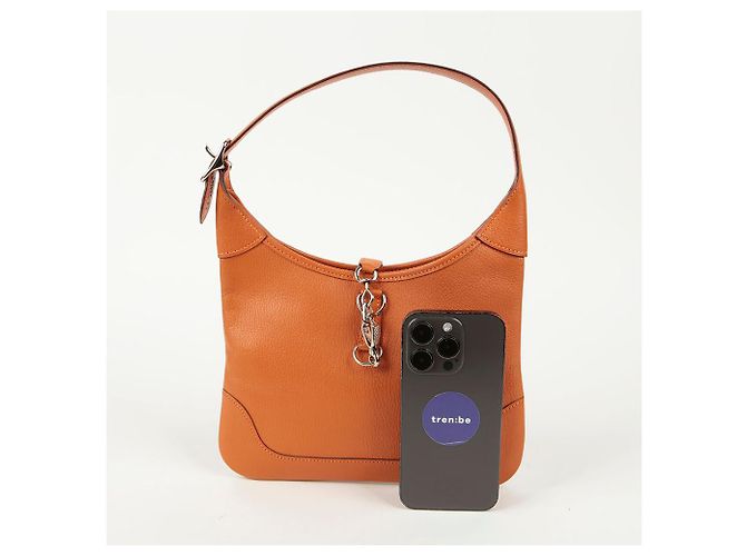 Hermès Trim Schultertasche Orange - Ansicht 9