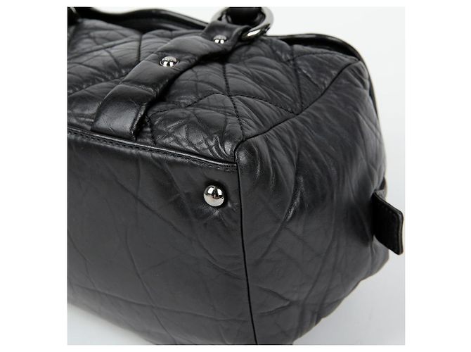 Chanel Borsa Tote Bowling con Catena Nero - vista 6