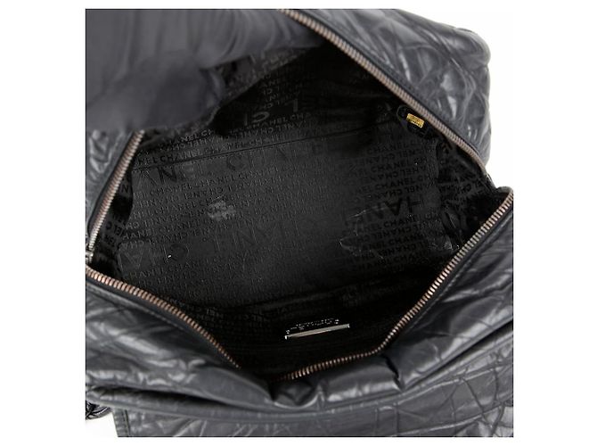 Chanel Borsa Tote Bowling con Catena Nero - vista 9