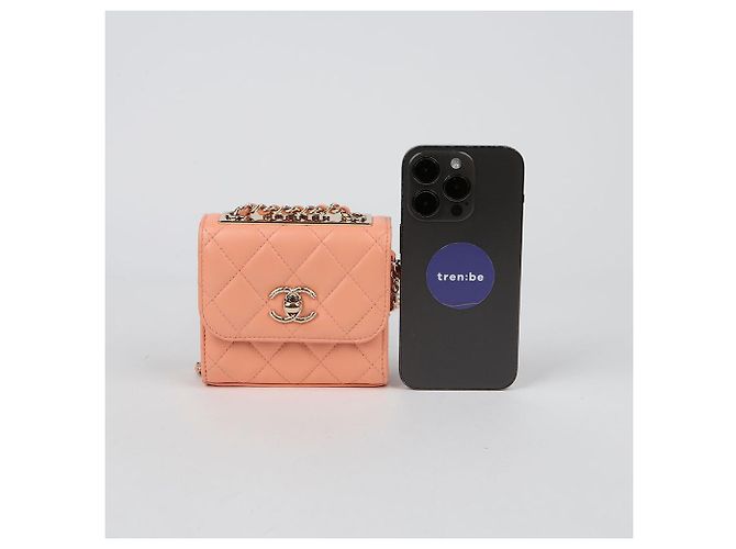 Trendy CC Chanel Trendige Cc Mini Schulter-Crossbody-Tasche Pink - Ansicht 8