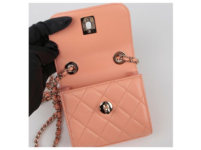 Trendy CC Chanel Trendige Cc Mini Schulter-Crossbody-Tasche Pink - Ansicht 9