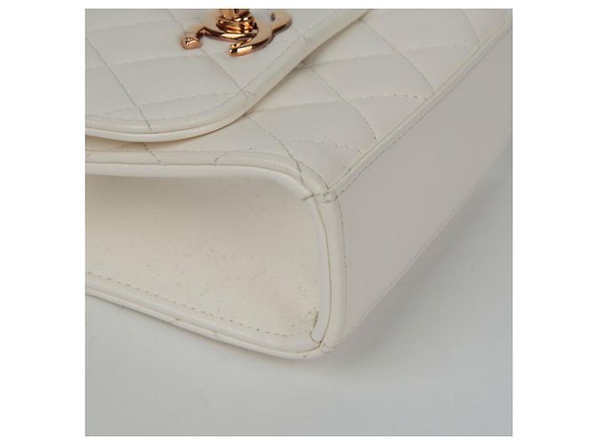 Trendy CC Chanel Borsa a spalla incrociata mini Cc alla moda Bianco - vista 9