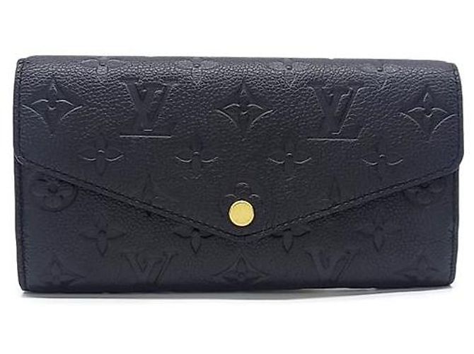 Portafoglio Sarah Empreinte Louis Vuitton M82257 Nero - vista 2