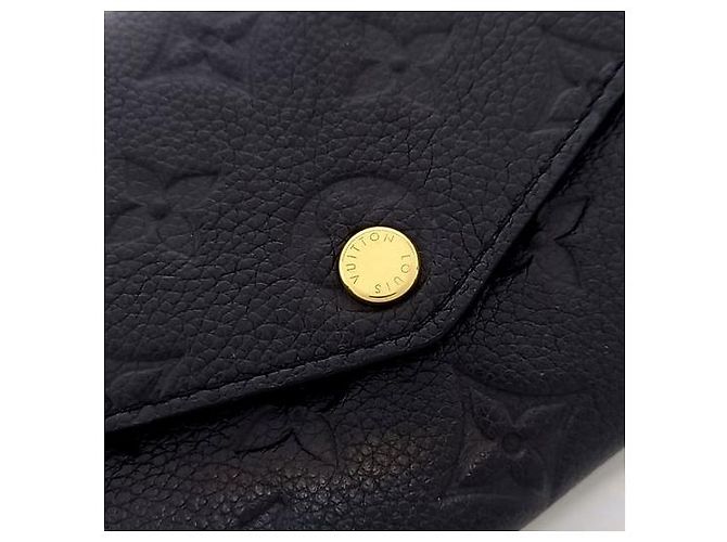 Portafoglio Sarah Empreinte Louis Vuitton M82257 Nero - vista 4
