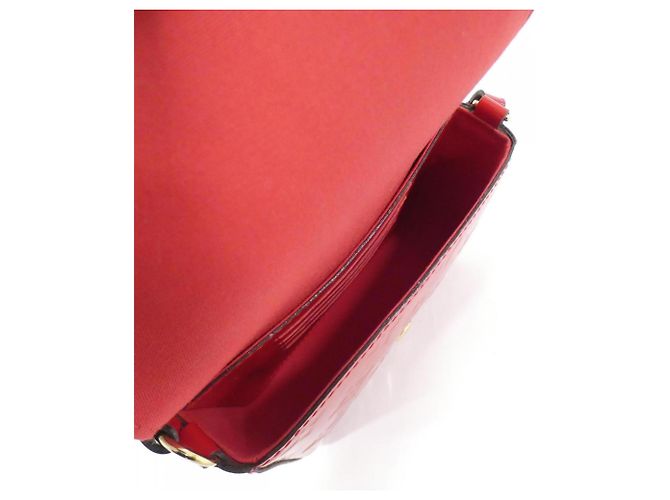 Borsa a Spalla Lucy Vernis Louis Vuitton Rosso Fuschia - vista 9