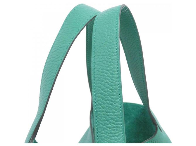 Borsa Picotin Lock MM di Hermès Verde - vista 5