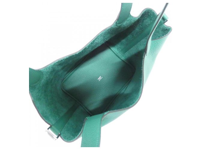 Borsa Picotin Lock MM di Hermès Verde - vista 6