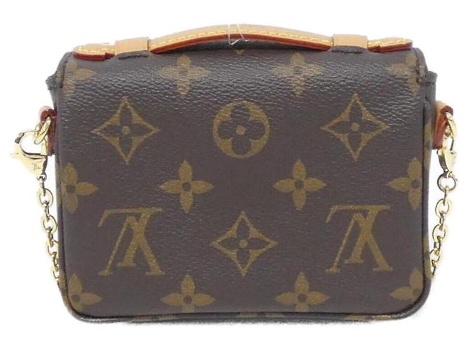 Bolsa de Ombro Micro Metis Monograma Louis Vuitton Marrom - vista 2