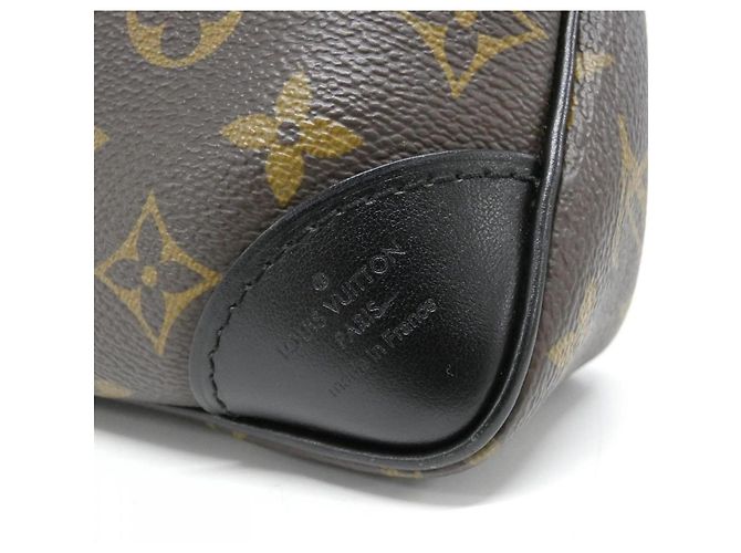 Borsa a Spalla Odeon PM Monogramma Louis Vuitton Marrone Nero - vista 4