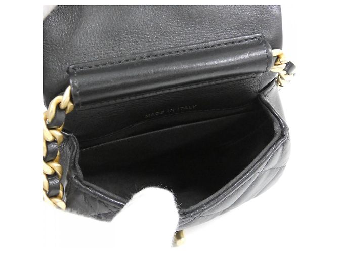 Borsa a spalla a catena Chanel AP2344 Nero - vista 7
