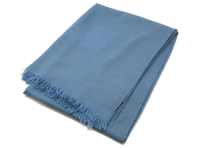 Sciarpa H Stole di Hermès in Blu Polveroso - vista 2