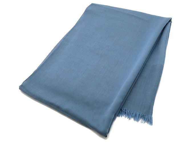 Sciarpa H Stole di Hermès in Blu Polveroso - vista 3
