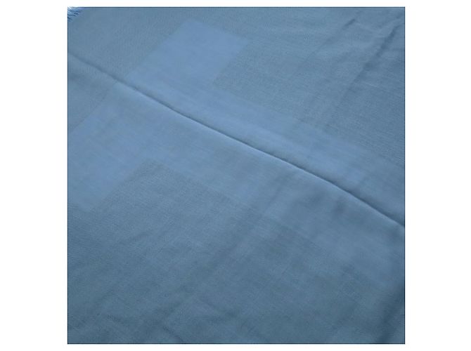 Sciarpa H Stole di Hermès in Blu Polveroso - vista 4