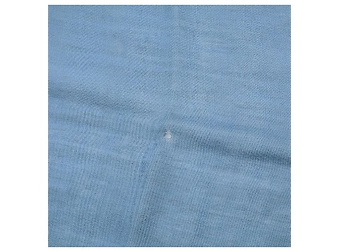 Sciarpa H Stole di Hermès in Blu Polveroso - vista 6