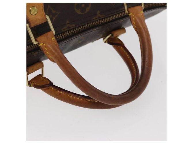 Borsa Speedy Louis Vuitton in tela Monogram 30 Marrone - vista 7