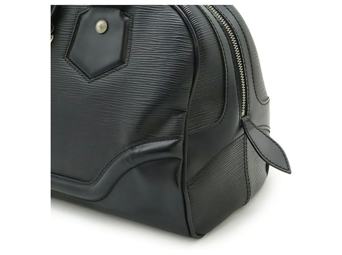 Borsa Louis Vuitton Epi Bowling Montaigne GM Nero - vista 10
