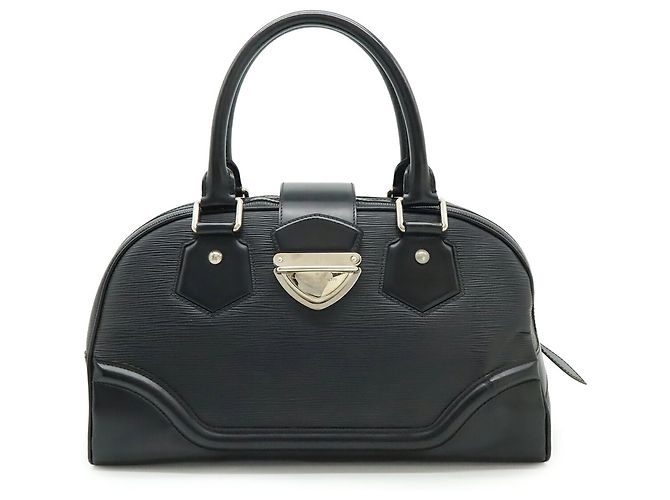 Borsa Louis Vuitton Epi Bowling Montaigne GM Nero - vista 2