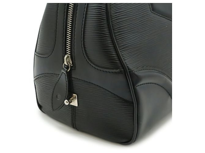 Borsa Louis Vuitton Epi Bowling Montaigne GM Nero - vista 6