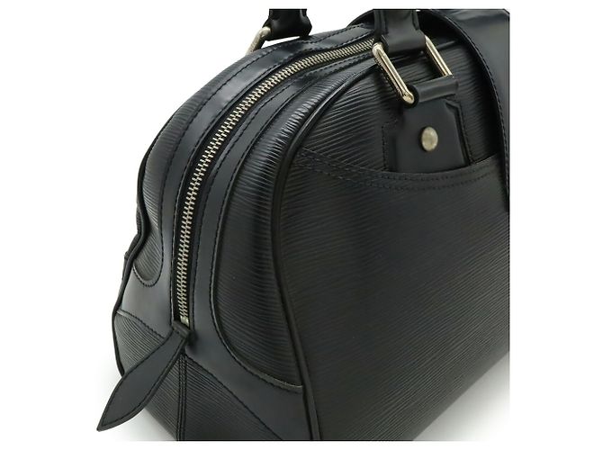 Borsa Louis Vuitton Epi Bowling Montaigne GM Nero - vista 9