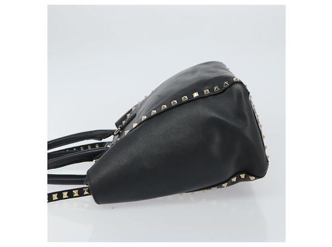 Borsa Tote Rockstud in pelle morbida media Valentino Garavani - vista 4