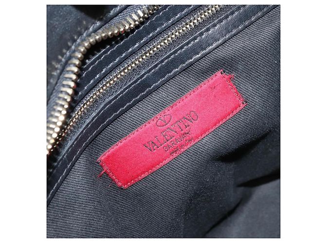 Borsa Tote Rockstud in pelle morbida media Valentino Garavani - vista 6