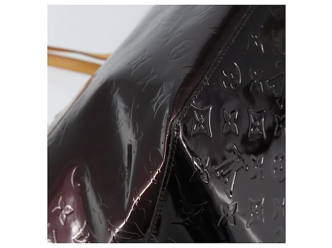 LOUIS VUITTON Borsa Tote Bellevue GM Monogram Vernis Amarante M93589 Auth 159715 Bordò - vista 14