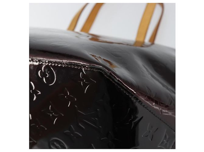 LOUIS VUITTON Borsa Tote Bellevue GM Monogram Vernis Amarante M93589 Auth 159715 Bordò - vista 15