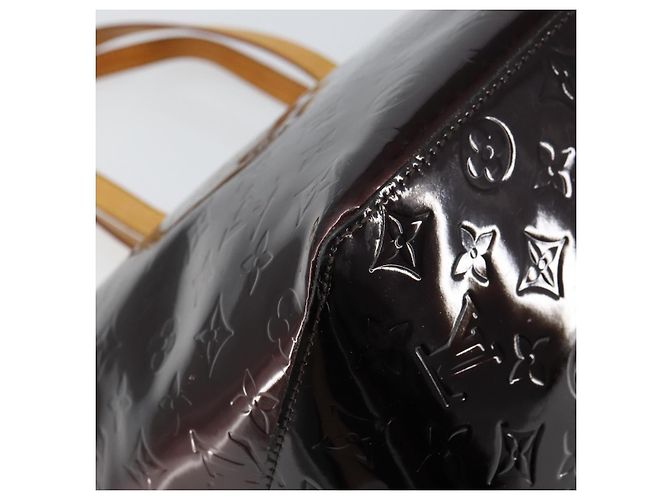 LOUIS VUITTON Borsa Tote Bellevue GM Monogram Vernis Amarante M93589 Auth 159715 Bordò - vista 16