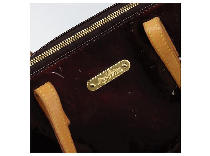 LOUIS VUITTON Borsa Tote Bellevue GM Monogram Vernis Amarante M93589 Auth 159715 Bordò - vista 17