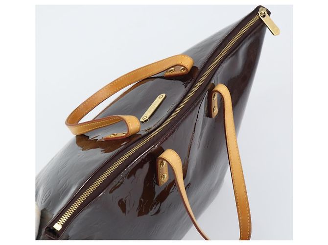 LOUIS VUITTON Borsa Tote Bellevue GM Monogram Vernis Amarante M93589 Auth 159715 Bordò - vista 6