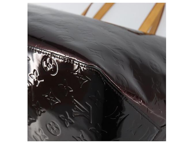 LOUIS VUITTON Borsa Tote Bellevue GM Monogram Vernis Amarante M93589 Auth 159715 Bordò - vista 9