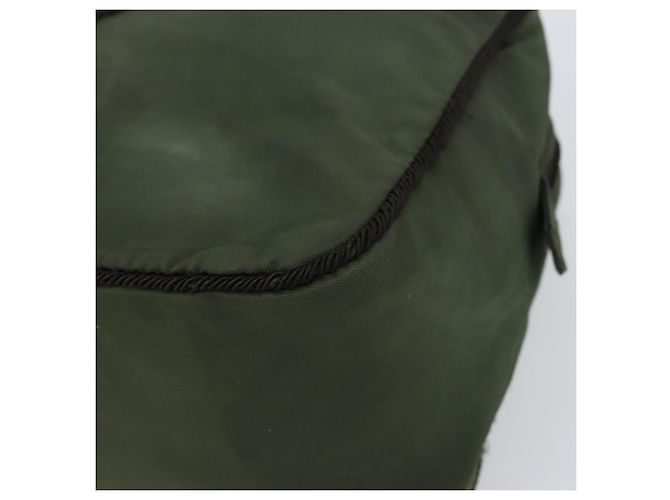 PRADA Borsa a mano in nylon verde Auth 160276 - vista 10