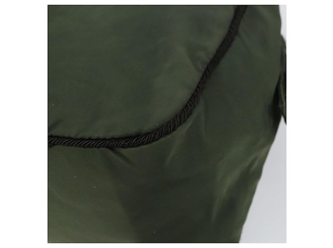 PRADA Borsa a mano in nylon verde Auth 160276 - vista 12