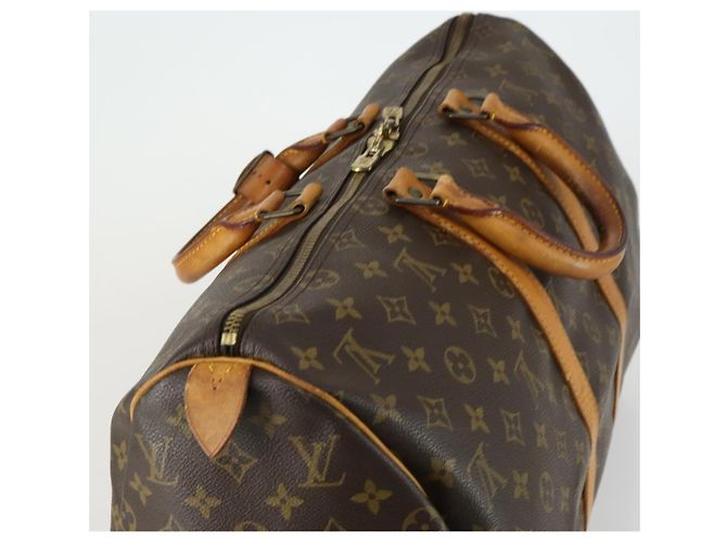 LOUIS VUITTON Borsa Boston Monogram Keepall 45 M41428 LV Auth 158352 Monogramma - vista 6