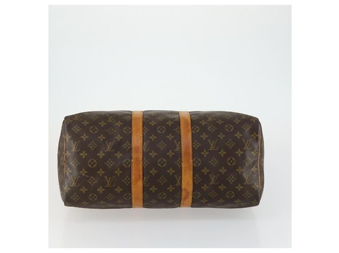 LOUIS VUITTON Borsa Boston Monogram Keepall 45 M41428 LV Auth 158352 Monogramma - vista 9