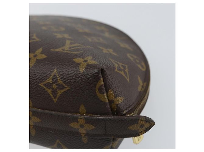 LOUIS VUITTON Pochette Cosmética Demi Ronde Monogram M47520 LV Auth BA9257 Monogramma - vista 10