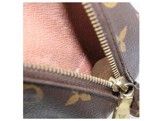 LOUIS VUITTON Pochette Cosmética Demi Ronde Monogram M47520 LV Auth BA9257 Monogramma - vista 18