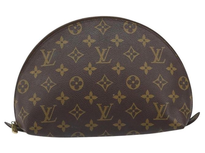 LOUIS VUITTON Pochette Cosmética Demi Ronde Monogram M47520 LV Auth BA9257 Monogramma - vista 2