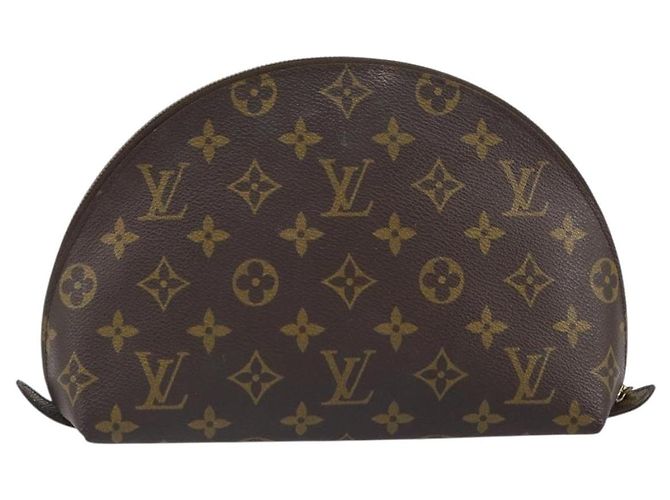 LOUIS VUITTON Pochette Cosmética Demi Ronde Monogram M47520 LV Auth BA9257 Monogramma - vista 3