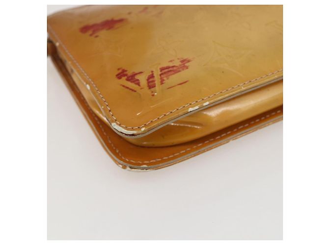 LOUIS VUITTON Pochette Lexington Monogram Vernis Beige M91010 LV Auth 159601 - vista 14