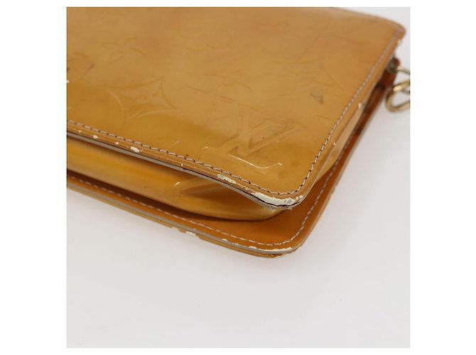 LOUIS VUITTON Pochette Lexington Monogram Vernis Beige M91010 LV Auth 159601 - vista 15