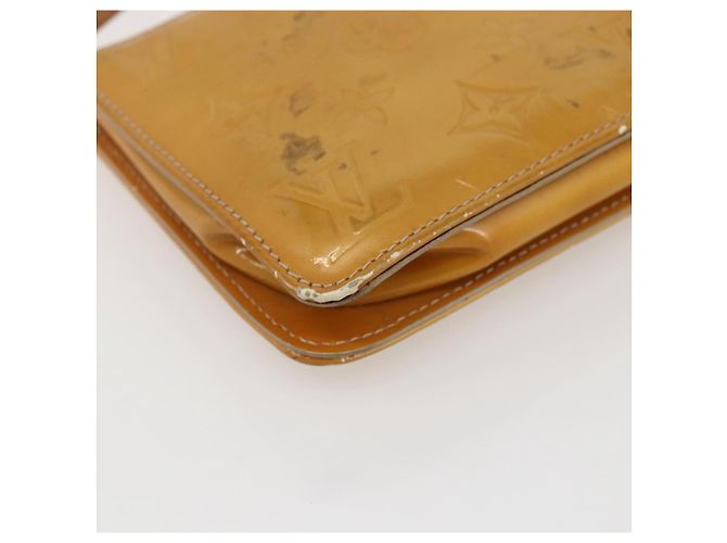 LOUIS VUITTON Pochette Lexington Monogram Vernis Beige M91010 LV Auth 159601 - vista 16