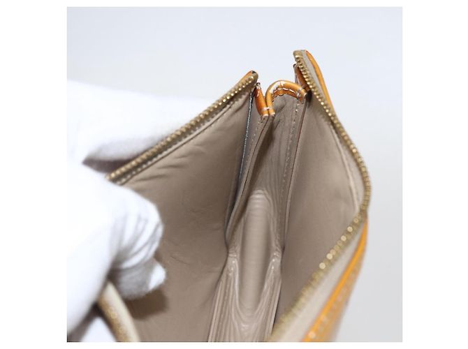LOUIS VUITTON Pochette Lexington Monogram Vernis Beige M91010 LV Auth 159601 - vista 20