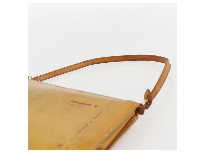 LOUIS VUITTON Pochette Lexington Monogram Vernis Beige M91010 LV Auth 159601 - vista 8
