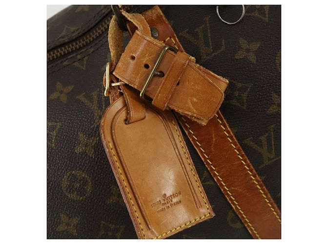 LOUIS VUITTON Borsa Boston Monogram Keepall 50 M41426 LV Auth 157022 Monogramma - vista 17