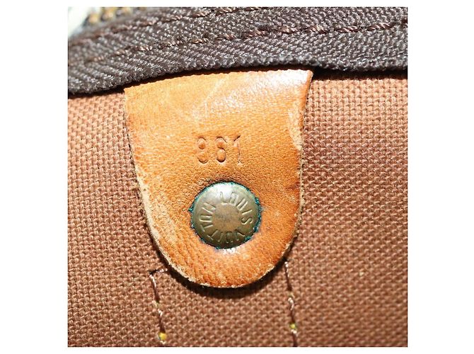 LOUIS VUITTON Borsa Boston Monogram Keepall 50 M41426 LV Auth 157022 Monogramma - vista 22