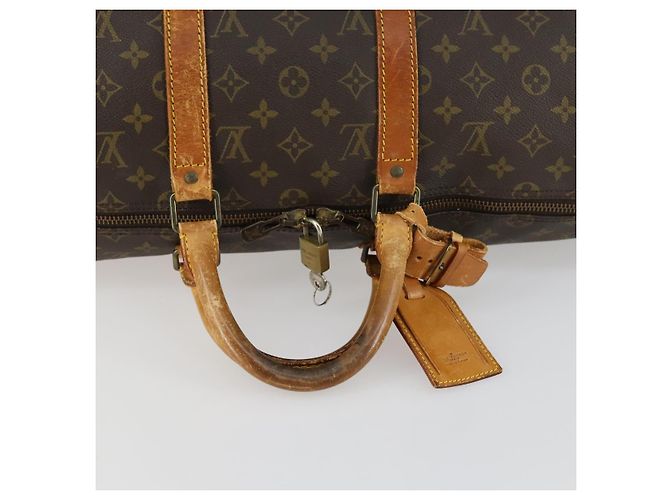 LOUIS VUITTON Borsa Boston Monogram Keepall 50 M41426 LV Auth 157022 Monogramma - vista 7