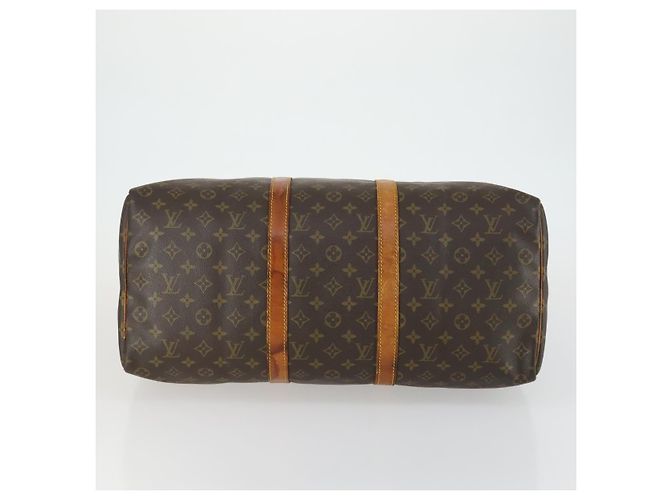 LOUIS VUITTON Borsa Boston Monogram Keepall 50 M41426 LV Auth 157022 Monogramma - vista 9