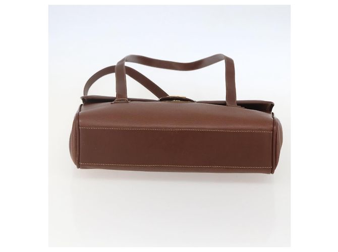 Borsa a Spalla in Pelle Marrone Oro GUCCI 001 115 1199 Auth 159210 - vista 9